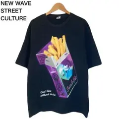 NEW WAVE STREET CLUTURE　ポテト　プリント　Tシャツ　半袖