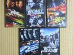 ワイルド・スピード  セル版５点セット（日本語吹替付）