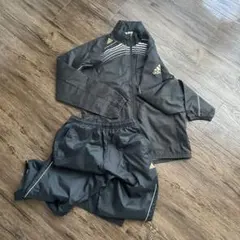 c**様 【adidas】CLIMAPROOF セットアップジャージ 黒金 サイ