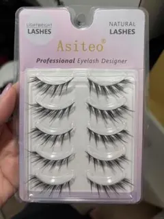 Asiteo つけまつげ Natural Lashes 5ペア