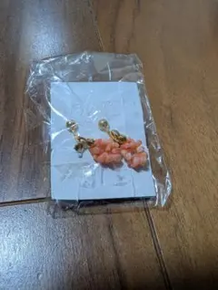☆新品☆本珊瑚イヤリング☆