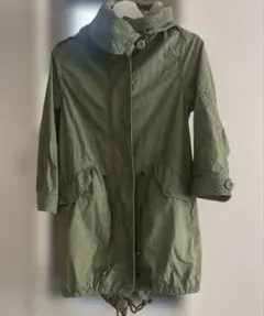 アダムエロペ M モッズコート フード付き コットン100%