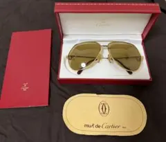 Must de Cartier サントス サングラス ゴールドフレームのサムネイル