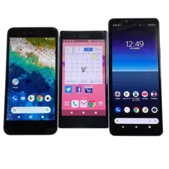 ◯SONY Xperia スマートフォン 3台セット SIMフリー