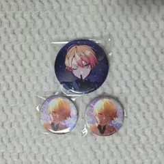 天馬司 プロセカ あんスタコラボ グリッター缶バッジ メタリック缶バッジ