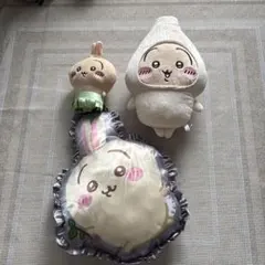 ちいかわ うさぎ ぬいぐるみ クッション 3点セット