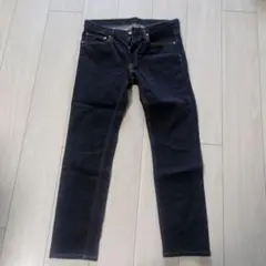 GU スキニーデニム ダークブルー