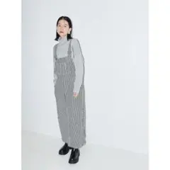 【美品】アメリカンホリック ジャンパースカート ストライプ Lサイズ