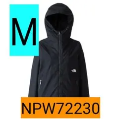 黒　Mサイズ　NPW72230　ノースフェイス コンパクトジャケット 　新品