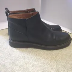 MARGARET HOWELL idea ダークブラウンレザーショートブーツ