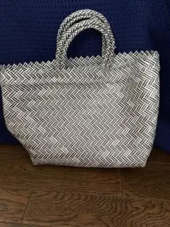 kashi 幾何学模様 かごバッグ