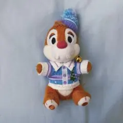 ディズニー 「チップとデール」のデール ぬいぐるみ ストラップ クリスマス限定
