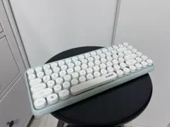 Ajazz ワイヤレス キーボード ミントグリーン