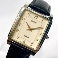新品電池】SEIKO ドルチェ 5E31-5000 タンク メンズ腕時計 - メルカリ