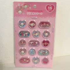 シナモエンジェルス クリスタルシール フラワー おはじきシール