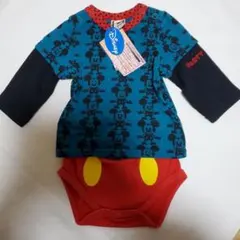 Disney ミッキーマウス ロンパース サイズ60　新品タグ付き