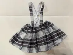 プティマイン サスペンダースカート チェック柄 双子