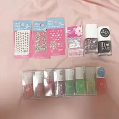 ネイルセット paネイル イットネイル ネイルスティッカー ネイルカラー