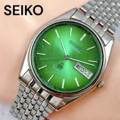 稼動品✨SEIKO TYPE II メンズ腕時計 1970年代　グリーン SS