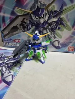 【ジャンク】BB戦士 No.376 ガンダムAGE-FX 組み立て済み