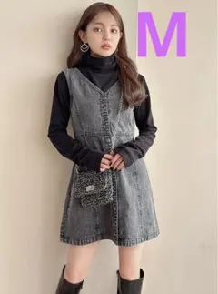 【最終値下げ】GRL グレイル デニムワンピース tu829 サイズM