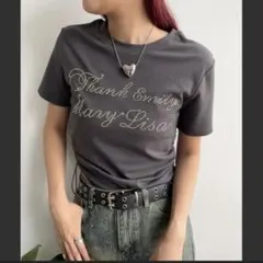 【SHAGGIE】 サイドシャーリングオーロラフィットミニTEEシャツのサムネイル