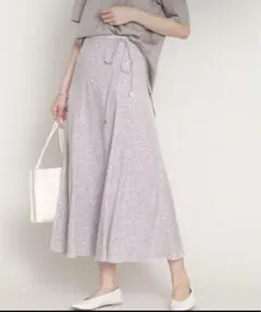 nano universe プリントソフトマーメイドスカート