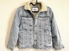 早い者勝ち‼️ZARA kidsボア襟付きデニムジャケット 130cm