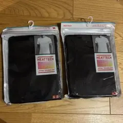 ユニクロ　ヒートテック クルーネックTシャツ メンズ　M 2枚　半袖