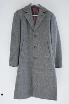 【大幅値下】agnès b. HOMME｜ヘリンボーンチェスターコート｜46のサムネイル
