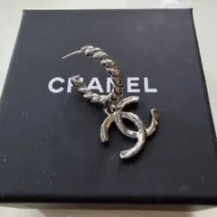 正規品 極美品CHANEL シャネルココマーク ピアス 片耳 シルバー