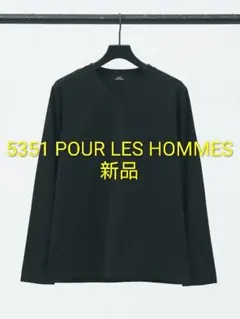 5351プールオム Ｖネック カットソー 5351POURLESHOMMESのサムネイル