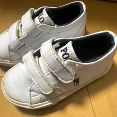 13cm POLO キッズ スニーカー ホワイトのサムネイル