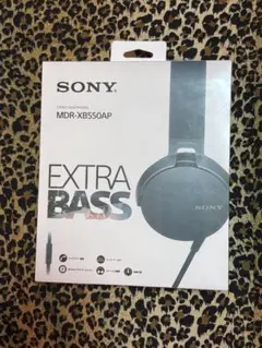 SONY ソニー MDR-XB550AP ヘッドフォン　ブラック　新品未開封 ソニー MDR-XB550AP 重低音ヘッドホン