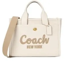 COACHコーチ大容量34cmシグネチャーラージカーゴトートバッグ34