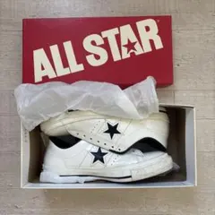 Converse ONE STAR OX WHT/GRN 28.0cm - メルカリ