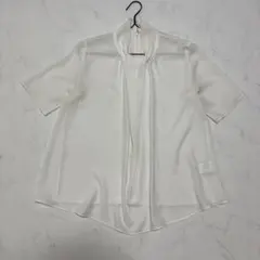 近年セオリーリュクス BRILIANA 半袖シャツブラウス アイボリー 38 