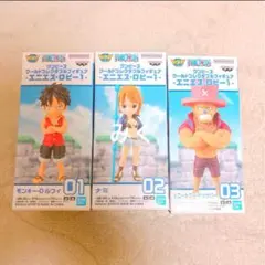 ワンピース ワールドコレクタブルフィギュア エニエスロビー1 3種セット②