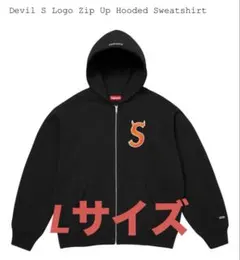 Supreme Devil S Logo Zip Up Hooded Lサイズ