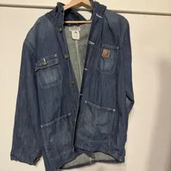 【古着】Carhartt デニムジャケット フード付き