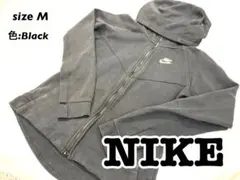NIKE ナイキ テックフリース ジップアップパーカー フーディ ブラック　M