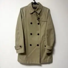 ユニクロベージュ ダブルブレスト コート