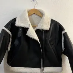 GRL grl 襟2Wayボアレザーライダースジャケット[fo2179]