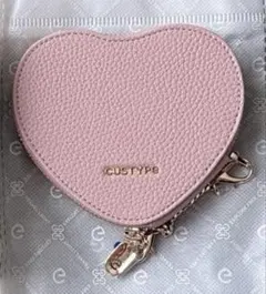 【新品タグシール付き】　custype ハートポーチ