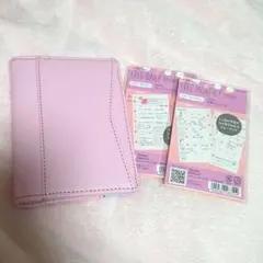 デコナ decona mini5システム手帳 ピンク