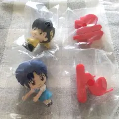 らんま1/2 あつめてロゴフィギュアコレクション 響良牙 天道あかね セット
