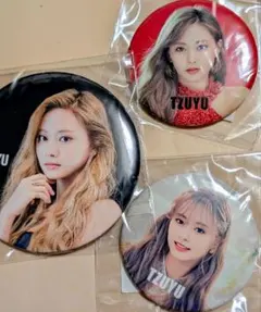 TWICE TZUYU 缶バッジ 3点セット