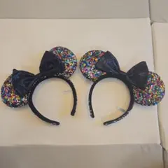 ディズニー カラフル スパンコール カチューシャ Disney　2個セット