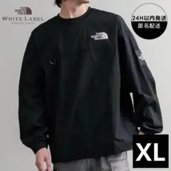 【韓国限定】XL ノースフェイス アルバニークルーネックEX BLACK