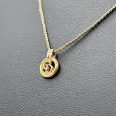 Christian Dior ヴィンテージ ネックレス CDロゴ ゴールド